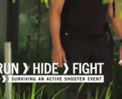 SH - RUN HIDE FIGHT - Surviving an Active Shooter Event from run hide fight