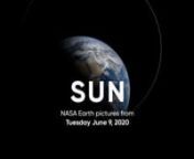 The word SUN is our common intention for today’s Earth contemplation. nnThis video shows real images of the Earth from Tuesday June 12, 2020, captured by the NASA/DSCOVR satellite located 1 million miles away.nnThe Sun is the star at the center of the Solar System. It formed about 4.6 billion years ago from the collapse of part of a giant molecular cloud that consisted mostly of hydrogen and helium. nnHumanity&#39;s most fundamental understanding of the Sun is as the luminous disk in the sky, whos
