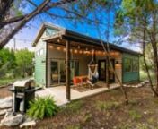 Little Green Cabin on 28 Acres Near Wimberley - Available on AirBnB from bn texas