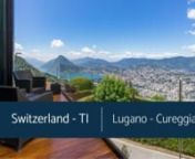 Ref. ID: MGM062VnLocation: Switzerland, Lugano-Cureggia (TI)nnIn the quiet and sunny village of Cureggia, we offer for sale a modern villa built in 2013, with a fantastic panoramic view of the lake.The centre of Lugano remains at 15 minutes driving time.nThe villa is in perfect state of maintenance and is disposed on three levels served by stairs and elevator.nOn the first floor you can find a space suitable as a guest room or also perfect as a studio, a bathroom with shower, a laundry room and