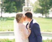 Maddy + Luke’s wedding video was filmed at Circle Fountain Park &amp; Winona Heritage Room in Winona Lake, Indiana. nnYou don’t normally find handwritten vows this good… but Maddy + Lukes’… Their’s were really good! REALLY GOOD! nnThe beauty of their day was astounding in so many ways. You would have never known that it was a very HOT summer day. They never complained once and always had a smile on their face. We love this couple not only for their exuberant joy and laughter but also