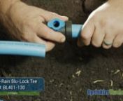 Working in a sprinkler trench is tough enough-don&#39;t make it harder by using traditional pipe fitting methods that require hot, toxic glue, clamps, or frustrating barbed fittings. Hydro-Rain offers a better way: Blu-Lock. Everything you do from the valve out, you can now do faster and easier with Blu-Lock.nnhttps://www.sprinklerwarehouse.com/blu-lock-fitting-bl401-130