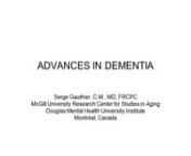 Date: September 13, 2017nHosted by: brainXchange in partnership with the Alzheimer Society of Canada and the Canadian Consortium of Neurodegeneration in Aging (CCNA). nPresented by: Serge Gauthier, C.M., C.Q., MD, FRCPC, Director, AD Research Unit, MCSA, Chair, ELSI Committee of CCNAnSummary: nnThere has been a systematic effort over the past few years to get a more accurate and early diagnosis of Alzheimer’s disease (AD), the most common cause of late-onset dementia. International guidelines