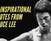 10 Best Inspirational Quotes by Bruce Lee (http://www.soulfularogya.com/bruce-lee-quotes/)nnBruce Lee was an iconic actor, martial arts expert and a philosopher. He is widely considered as one of the most influential martial artists of all time and a pop culture icon of the 20th century.nnHaving acted in several Hong Kong films, Bruce Lee was first introduced to western audience with the Warner Brothers’ movie Enter the Dragon which sparked a “Kung Fu Craze” in the United States. Sadly, Le