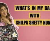 Shilpa Shetty Kundra is known for being a timeless beauty and her fabulous skin, hair and body. This stunning beauty got us curious about what is her and what she carries in her bag! Hence, we got her to spill it all. nnFrom chocolates for her son to little bags of food and nuts, her lipsticks and more! Watch on to find out what is Shilpa Shetty&#39;s secret and what is inside Shilpa Shetty&#39;s bag.nnSubscribe: https://www.youtube.com/pinkvilla