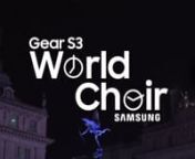 Smartwatches are synonymous with sports tracking. So to launch the Samsung Gear S3, we wanted to use its biometric monitoring capabilities in a completely unexpected way.n nWe created The Gear S3 World Choir, the world’s first stage that enables the audience to see how a choir feels inside as they sing.n nOver the 24 days to Christmas, 24 choirs from around the world performed on it. As each sang, Gear S3s sent their biometric data to the innovative screens below, where their heart rate, cal