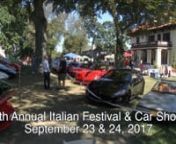 The Italian Cultural Foundation at Casa Belvedere presents Festa D&#39;Italia and Motori D&#39;Italia 2017, an outdoor Italian festival with specialty foods, live music, kids activities, and Italian sports cars. nnVideo by Andy Levison of Staten Island Community Television and singing by Vito Lombardo. Filmed September 23 &amp; 24, 2017.