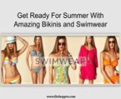 Shop trendy fashion swimwear online, you can get sexy bikinis, swimsuits &amp; bathing suits for women on www.fitshoppro.com. Get beach ready with our latest collection of swimwear and sexy biknis.