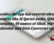 This is the Holy month of Ramadan 2017. Keep track of its timetable for Iftar, Sehri etc. with this wonder appInstall here : https://play.google.com/store/apps/details?id=com.ramdantimes.prayertimes.allah Besides the app has several other features like Al Quran audio, Qibla Compass, 99 names of Allah, Hijri Calendar and Date Converter etc.