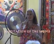 Woman Arising 2016 Zeffi Womb Meditation from zeffi