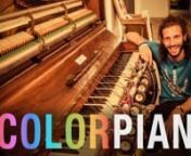 ColorPiano Synesthesia is an art installation made by Francesco Marino for