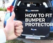 Check out the simple steps required to fit a bumper protector in the cargo area of your vehicle. Seriously, it takes all of 10 seconds and 0 tools to do.nn--- About The Gear ---nBumper protectors are an awesome way to protect the rear bumper of your make &amp; model from scratches and scuffs when loading and unloading cargo. They&#39;re especially useful for:nn* parents with pramsn* sports people - think baseball, softball, golf, and cricket bags and equipment n* pet owners ... finally, avoid those