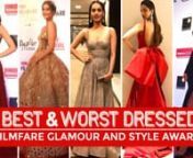 Style is a state of mind and how you carry yourself, no matter what or who you are wearing. Style, depends majorly on how you pull that look together with your own individuality and this particularly stands true for all of our Bollywood celebrities. Last night it rained celebrities at the Filmfare Glamour and Style Awards 2017. Deepika Padukone, Kareena Kapoor Khan, Katrina Kaif, Sonam Kapoor, Shahid Kapoor, Varun Dhawan, you name it and they were present. Where some of our stars managed to impr