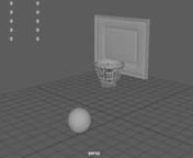 Animation playblast of a basketball for the game room in Anatomy Builder VR, an educational VR program made by the Soft Interaction/VIRL lab at Texas A&amp;M University.