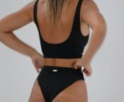 Sahara Bikini Top & Bottoms - Black from bikini