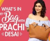 Not only does Prachi Desai come across as cute, but also very fashionable and radiant. Obviously, she got us all curious about what she carries in her bag! When the actress came down to Pinkvilla HQ, she gave us a low down on what is inside her bag. To our surprise, Prachi Desai carries her entire world in her bag. She has mini compartments for her beauty and hygiene essentials and always carries her tea and food along. Watch on for an interesting episode of what&#39;s in my bag featuring Prachi Des