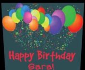 Sara Ocker Birthday