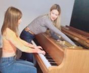 Here we go: our own version of Mammia Mia from ABBA for-hands piano.nSelfmade.