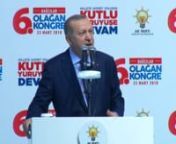 Cumhurbaşkanı Recep Tayyip Erdoğan, Bağcılar Olimpik Spor Salonu’nda düzenlenen AK Parti 6. Olağan İlçe Kongresi’ne katıldı .
