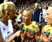 Live Interview prior to the Lithuania v Latvia game at Eurobasket 2015 in Riga from eurobasket 2015