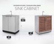 Outdoor Kitchen | Stainless Steel | Sink Cabinet from cabinet