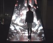 About the WorknThis work was presented by WOW, in collaboration with Pokémon, at “Media Ambition Tokyo,” which was held mainly in Roppongi in February 2018. By transmitting an image onto the base of the mirror-coated triangular pyramid​, the animation repeats the reflection like a kaleidoscope​. The image, which seems to stretch to infinity, creates a space with a mixture of fact and fiction, and greeted those attending with a beautiful look which was at times like a flower, and at time
