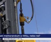 Debata o lithiu v pořadu Události, komentáře na ČT24 ze dne 31. ledna 2018.