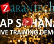 SAP S/4 HANA Training &amp; Certification provided Online from USA industry expert trainers with real time project experience. nContact: +1 (515) 309-7846 (or) Email - info@zarantech.comnLive &amp; VideonnFor More Information: Click here, zarantech.com/sap-s4-hana-simple-finance-trainingn======================================nCourse Duration: 40 hours Live Training + Assignments + Actual Project Based Case Studiesn=========================================nnMODULES COVERED IN THIS TRAINING: In th