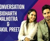 Sidharth Malhotra and Rakul Preet have been out-and-out promoting their upcoming film, Aiyaary. We caught up with these actors for a quick chat and it was all about fun. They spoke about their characters in the film and also about pre-release jitters. Sidharth and Rakul also played Fishing For Answers and it will crack you up instantly.nnAbout Aiyaary, the film is the story of two Indian Army officers, a mentor (Manoj Bajpayee) &amp; his protégé (Sidharth Malhotra). The movie is directed by Ne