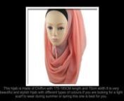 5 Best Hijab 2017-Top 5 Best Hijab You Need to Buy-5 Best Hijab ReviewnnTo know more about 5 Best Hijab Visit : http://bestreviewzon.com/best-hijab/nnHijab is a Islamic Dress that covering head of Muslim Women.It is a mandatory dress to usenfor every muslim.nnnNow a days Muslim women are wearing Stylish and Fashionable Hijab with maintaining Islamicnrules too.Here we are going to show you 5 Best Hijab 2017 that can make you feel comfortablenand Stylish too.nn1. Muslim Women&#39;s One-piece Prayer