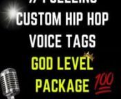 Then this is the package for you.nnAND…nnYou get to decide how many hip hop DJ drops you get.nnChoose from 3 choices of hip hop DJ drops, EACH WITH FREE EFFECTS – the only package to offer this on our siten2 hip hop drops - &#36;15n5 hip hop DJ drops - &#36;18n10 hip hop DJ drops - &#36;20nnPerfect for; Rappers, music producers, beat tags, radio stations, podcast intros, business, websites and SO much more.nnOrder right now, choose your amount, drop your DJ drops script and we will do the rest.nnnYou al