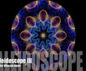 Kaleidoscope III from images video