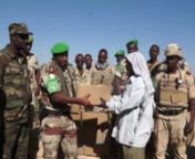 STORY: AMISOM troops from the Djiboutian contingent donate medical supplies to needy residents in villages in Belet WaynenDURATION: 03:16nSOURCE: AMISOM PUBLIC INFORMATIONnRESTRICTIONS: This media asset is free for editorial broadcast, print, online and radio use.It is not to be sold on and is restricted for other purposes.All enquiries to thenewsroom@auunist.org nCREDIT REQUIRED: AMISOM PUBLIC INFORMATIONnLANGUAGE: SOMALI/ NATURAL SOUNDnDATELINE: 11/JANUARY/2017, BELET WEYNE, SOMALIAn n nSH