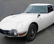 IMPORTANT!!! PLEASE READ THE DESCRIPTION BELOW !!!n1968 Toyota 2000GT Coupe with Chassis No. MF10-10101 is the 101st of 351 2000GTs produced from September 1967 until October 1970. It is however only the 21st of just 109 original left-hand-drive