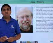 Java - Overview &amp; History