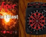 Ignite your flare for competition with the Viper Solar Blast electronic dartboard! Featuring the regulation size, 15.5” dartboard target face, you’ll play on the same size the pros use and reduce your foes to ash. Surrounding the target face is a large missed dart catch ring to protect your wall from errant throws. The Solar Blast features 57 dart games and 307 scoring options to assure that you’ll never run out of ways to scorch your adversaries. Popular options include Single In/Out, Dou