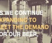 We&#39;ve been brewing beer for indianapolis since 2013.nFull Flavor, Small Batch, Unfiltered Ales.nnWe&#39;ve served more than 100,000 pints in our taproom, and filled over 18,000 growlers. nSelf-distributed over 2,000 cases to local stores, and 1,300 kegs to indy bars and restaurants.nAll brewed and fermented seven barrels at a time.nnBy adding two, 30 barrel fermenters, we more than doubled our fermentation capacity.nSo you can LOVE (EVEN MORE) GREAT BEER.nnAs we continue expanding to meet the demand
