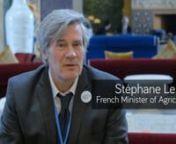 The French Minister of Agriculture, Stéphane Le Foll, discusses the 4 per 1000 initiative for carbon sequestration in soils for food security and the climate.nnTo watch more interviews visit: soilsolution.org/interviews/nnTranscript:nnThe first point is that “4 per 1000” is the idea agriculture and agricultural soils can store carbon and therefore solve one part of the Global Warming problem. nnAnd this is a very important point because agricultural and forest soils give us the capacity –