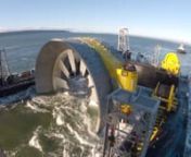 On November 7, 2016, Cape Sharp Tidal safely deployed the first OpenHydro Open-Centre turbine at the Fundy Ocean Research Centre for Energy (FORCE) near Parrsboro, Nova Scotia. This marks a significant milestone for global tidal energy development, and an important next step forward toward zero-emissions energy produced in Nova Scotia, for Nova Scotians.nnCape Sharp Tidal is a joint venture between Emera Inc., and OpenHydro, a DCNS company. The partnership plans to install two 2-megawatt in-stre