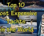 Top 10 Most Expensive Yachts in the World &#124; List backnnNUMBER 10. The Rising Sun – &#36;200 Million.nLet’s start this off by spending &#36;200 million. Just for reference, many sports teams purchased in the 1990s cost about as much.There’s a basketball court on it which can also be used as a helicopter landing pad, a movie theater, a wine cellar, and a total of 82 rooms scattered across five floors, and maximum speed of peed of 33 MPH. (List back)nnNUMBER 9. Seven Seas – &#36;200 Million.nBuilt by