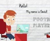 David is 10. And although his mum wants him to become a professional football player, he has other dreams... Watch the ten year old me talk about hopes and dreams of becoming a School Visit Team Member and Workshop Leader for the