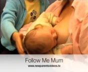Follow Me Mum demonstrates the simple steps (behaviours) that help a baby ‘latch’ deeply enough to breastfeed comfortably and effectively.Designed to show a mother how to follow and support her baby’s instinctive latching behaviours.nAnimated Sequences show:n•thow baby takes a deep latch n•thow milk is removed n•thow to prevent nipple pain &amp; damagennEmmanuelle&#39;s email - after nearly 6 wks of painful feedingn