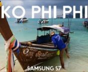 KO PHI PHI Islands &#124; Samsung Galaxy S7nnFilmed from a 3 day backpacking trip in Ko Phi Phi in Thailand.nnIn Ko Phi Phi we got a long boat to Maya Bay, climbed to the tsunami viewpoint, etc. nnGEAR USED:nSamsung Galaxy S7: http://amzn.to/2dfR2LSnJoby GripTight GorillaPod Stand for Smartphones: http://amzn.to/2b3MwT5nnShot on a Samsung galaxy S7 and edited using windows movie maker and Premiere Pro.nnThe Phi Phi Islands are in Thailand, between the large island of Phuket and the west Strait of Mal