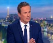 Le samedi 18 mars 2017, Nicolas Dupont-Aignan, président de Debout la France et candidat à l&#39;élection présidentielle était l&#39;invité du 20 h de TF1
