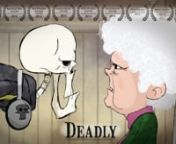 Deadly tells the story of Boney, a working stiff in a dead-end job. That is until he has a run-in with a spirited old lady named Bridie.Academy Award® winner Brenda Fricker and Love/Hate star Peter Coonan lend their voices to this bittersweet animated short about life, death and dancing!nnWritten and directed by Aidan McAteer and produced by Shannon George for Kavaleer Productions.Funded by the Irish Film Board, the Arts Council and RTE.nnWinner of several international awards and officiall