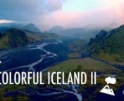 Colorful Iceland 2nnShort drone movie from our amazing road-trip through Icelandic highlands - the remote but breathtaking parts of this spectacular island. It was my 9th trip to Iceland and I finally managed to bring a drone there and capture this beauty from the air.nnYou can see my very first Icelandic video