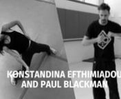 KONSTANDINA EFTHMIADOU AND PAUL BLACKMAN @b12 / 12-15.7.2017nshock the body- a 4 day workshop
