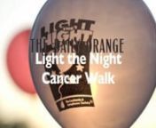 Light the night cancer walk in downtown Syracuse