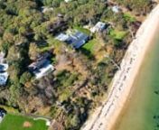 Hidden away in East Hampton exists a 2.5-acre waterfront compound like no other, boasting 345+/- feet of water frontage with breathtaking views of Gardiners Bay. Two separate pathways offer private beach access and admittance to water sports and swimming. The compound consists of two exquisite modern residences. The primary residence is designed by Stelle Lomont Rouhani Architects who collaborated closely with the homeowner to achieve their vision of evocative design with influences from Japan a