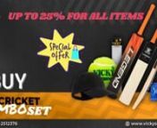 You can buy online #Cricket #Bats, #Cork, #Leather and #TennisBall, #CricketShoes, #CricketBatGrips, #CricketUniforms, #Footballs, #footballshoes, #football kits, #BadmintonRackets, Badminton #Shuttlecock, #Basketball, #Volleyball &amp; #CarromBoard at the lowest prices from Vicky Sports. nnConnect with us now n✅ Contact on : +91-121-2512376, 08439318219n✅ For More Details, Click Here: https://bit.ly/3dpFicE